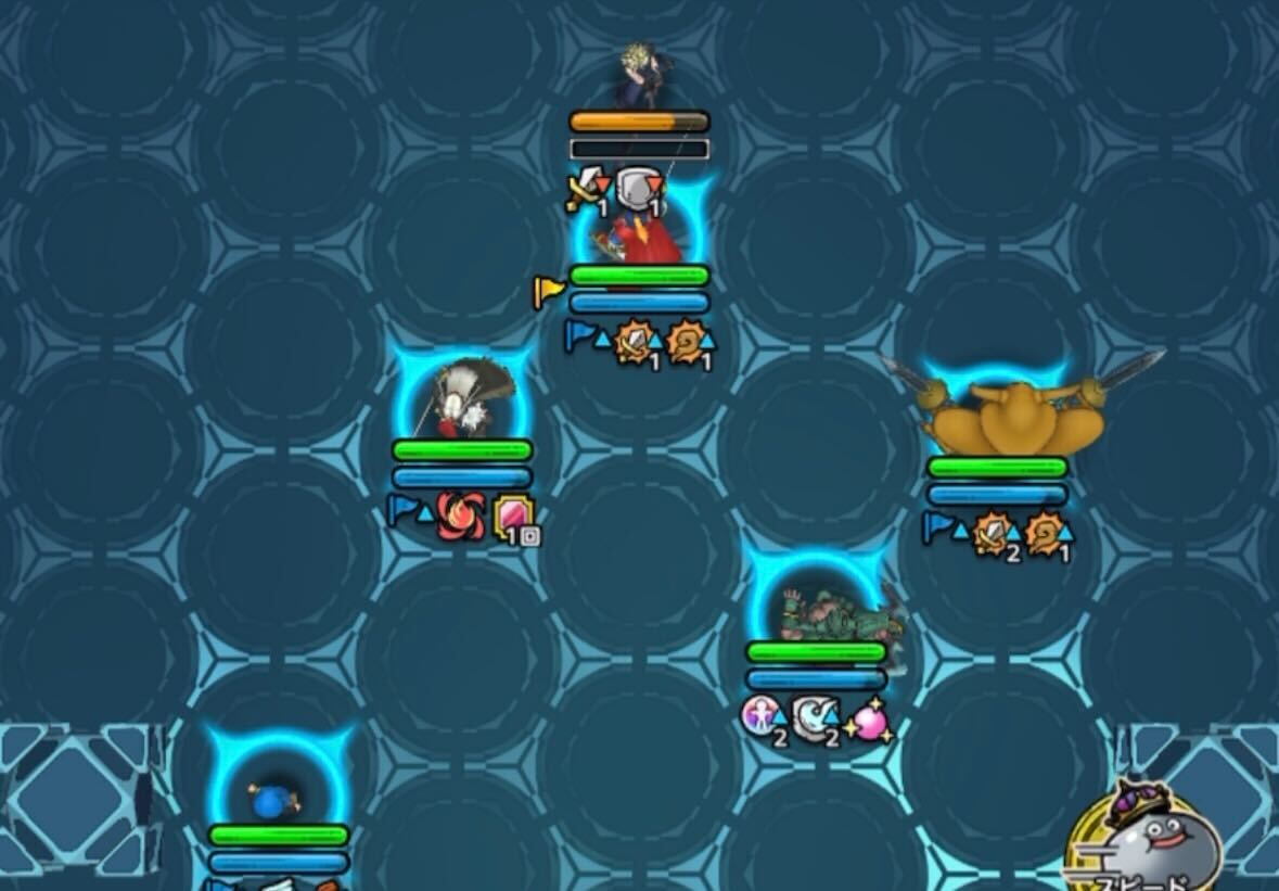 クラウドの攻撃力と守備力を下げる