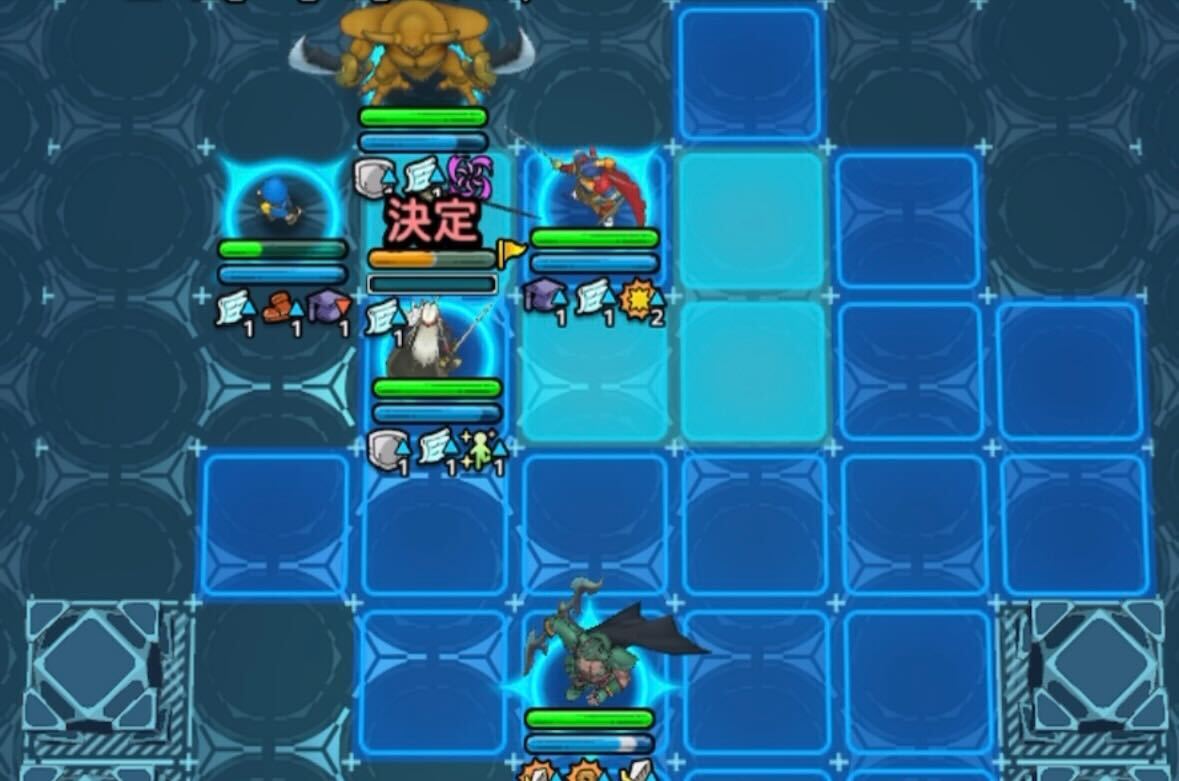 2ターン目にクラウドを囲む