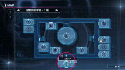 玄関ホールに向かう