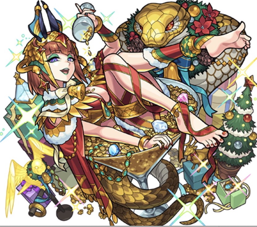 クリスマスイラストクレオパトラ