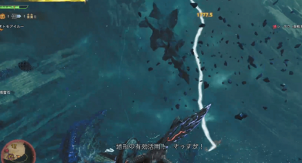 歴戦王レダウ落石