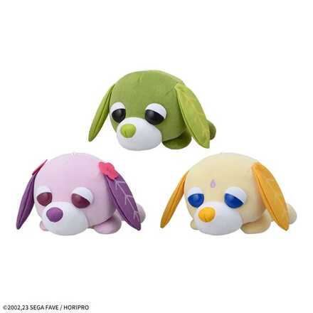 お茶犬 寝そべり ぬいぐるみ