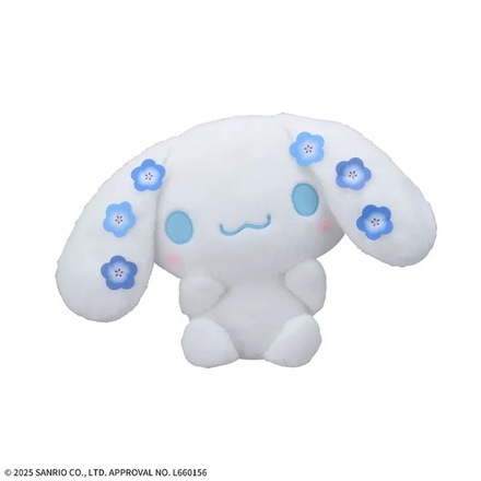 ゆるかわ サンリオキャラクターズ Lぬいぐるみ“シナモロール” Nemophi Lazuli