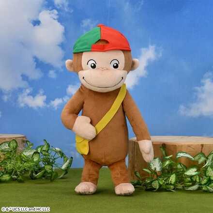 おさるのジョージ Lぬいぐるみ 春のおでかけ