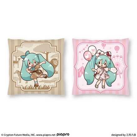初音ミクシリーズ ふわぷち プラチナムザッカクッション“初音ミク”お出かけシリーズVer.