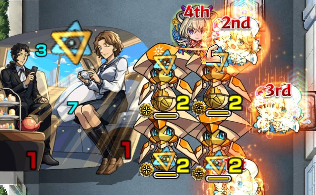 弱点パネルを踏んで火力をアップさせる