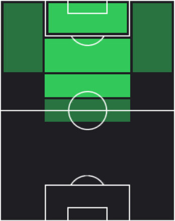 STルシアーノ(05/01)の適性ポジション