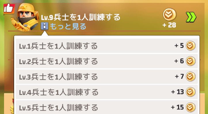 ポイント獲得条件