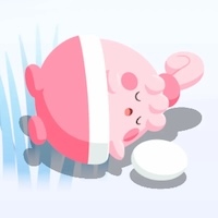 ピンプクの星3寝顔画像