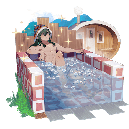 オセロニアの［涼やかな水風呂］サリーグの画像