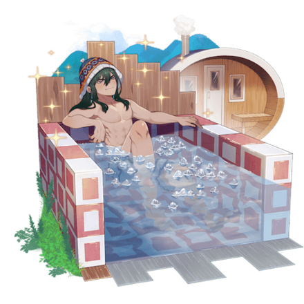 オセロニアの［涼やかな水風呂］サリーグの画像