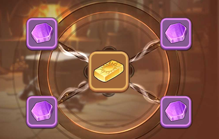 太陽の金塊合成