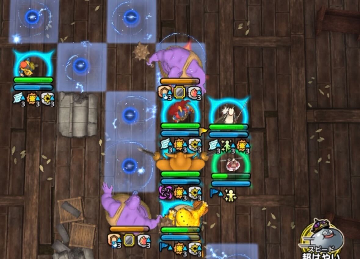 110ターン目にエアリスを囲むように配置