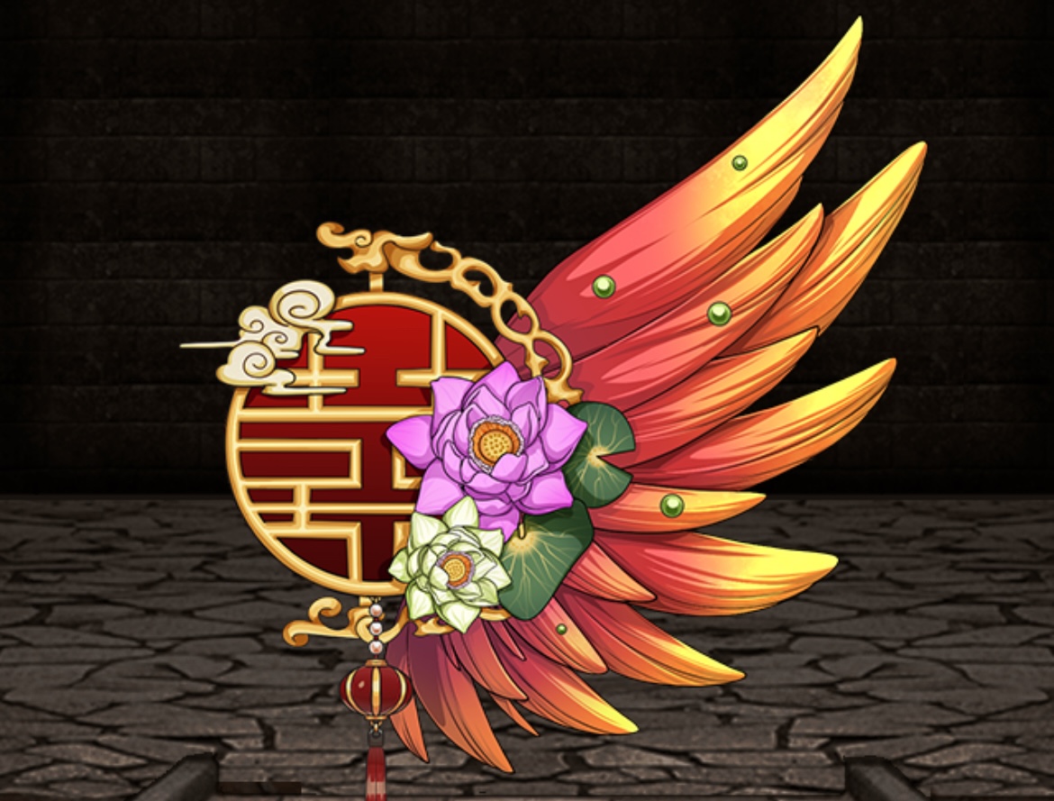 華仙の飾りの画像