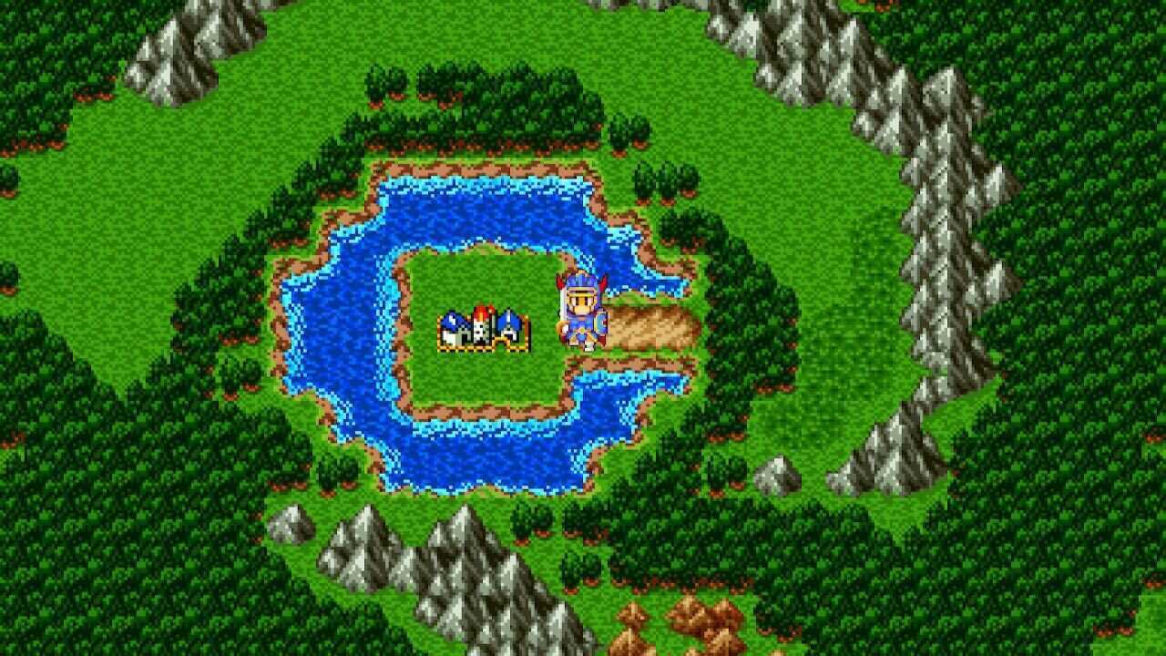 町の前でレベリング