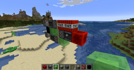 スライムブロックを置く