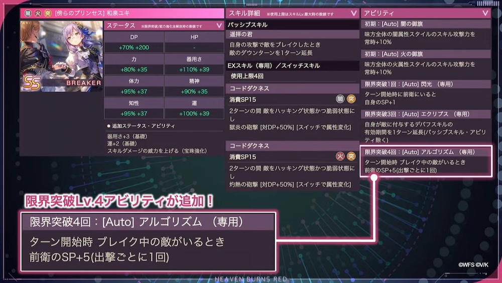 4凸アビリティが追加