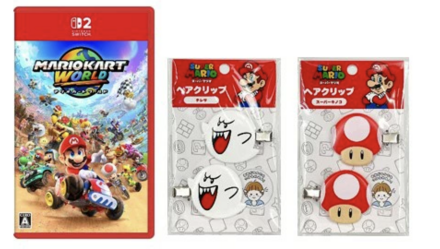 マリオ 前髪クリップ