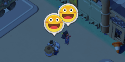 来訪者から貰う