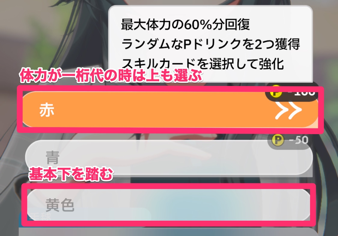 お出かけは上or下で踏むのがおすすめ