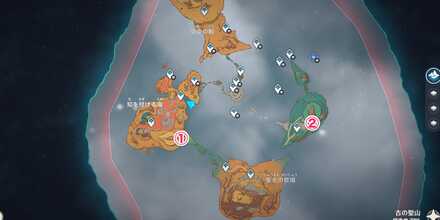 上層の龍像ポイント