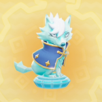 エレガント氷狼像画像