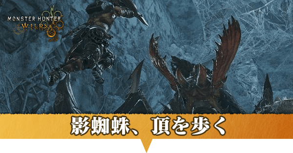 影蜘蛛、頂を歩くアイキャッチ