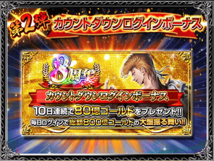 カウントダウンログインボーナス
