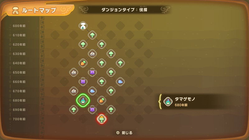 ガチャダンの最深部までクリア