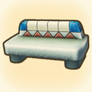 南国な石造りのペンチ画像