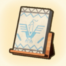 立てかけた石板画像