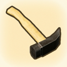 置き忘れたかなづち画像