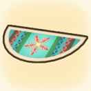 南国な花柄のマット画像