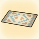 南国文様のマット画像