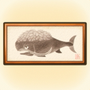 平原のヌシの魚拓画像