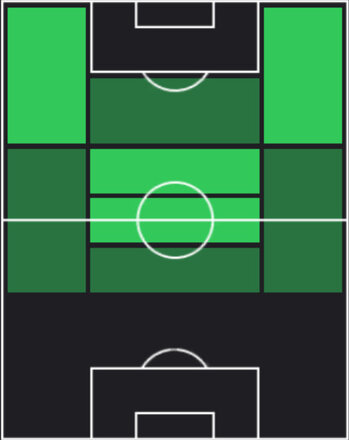TPペドロ・ゴンサウヴェス(05/22)の適性ポジション