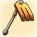 ブロンズのクワ（名品）