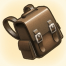 探検隊のリュック画像