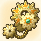 歯車ブローチ画像