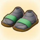 のこぎり一筋サンダル画像