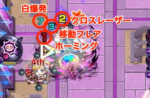 ボス1＆3の攻撃パターン