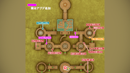 試練の神殿_北東のマップ