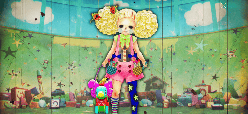 落書きの魔女の画像