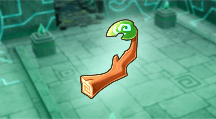 おでかけ報酬でガチャダンの枝がもらえる