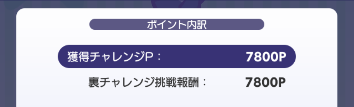 裏チャレンジポイント