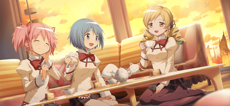 紅茶とケーキと魔法少女の画像