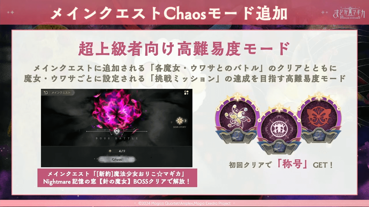 カオスモード_報酬