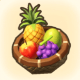 果物盛り合わせかご画像