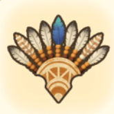 伝統的な羽飾り画像