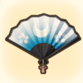 扇子の壁かけ画像